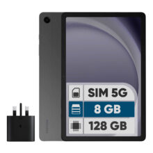 تبلت 11 اینچ سامسونگ مدل Galaxy Tab A9 Plus 5G ظرفیت 128 گیگابایت و رم 8 گیگابایت به همراه شارژر