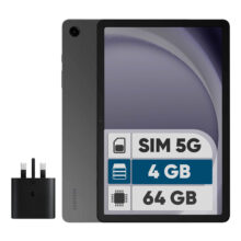 تبلت ۱۱ اینچ سامسونگ مدل Galaxy Tab A9 Plus 5G ظرفیت 64 گیگابایت و رم 4 گیگابایت به همراه شارژر