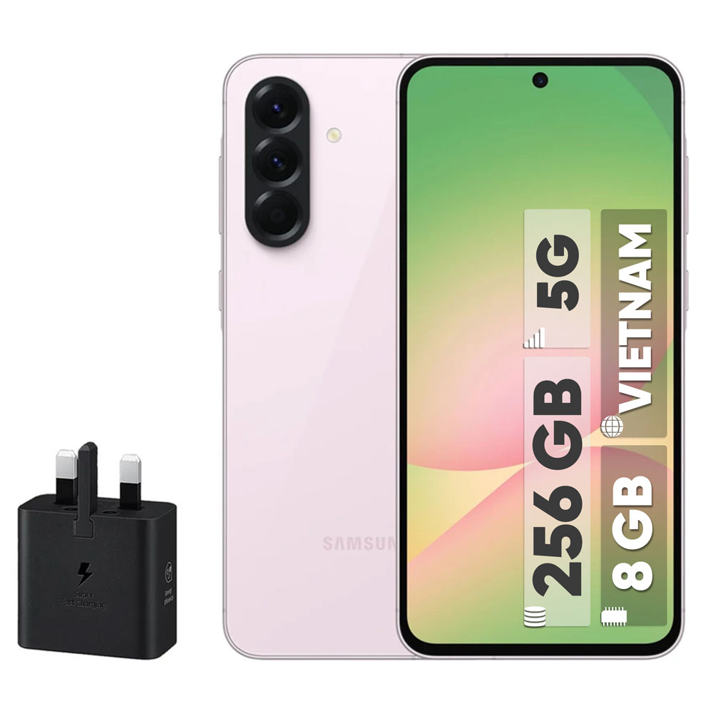 گوشی موبایل سامسونگ مدل Galaxy A56 دو سیم کارت ظرفیت 256 گیگابایت و رم 8 گیگابایت - ویتنام - به همراه شارژر 25 وات سامسونگ