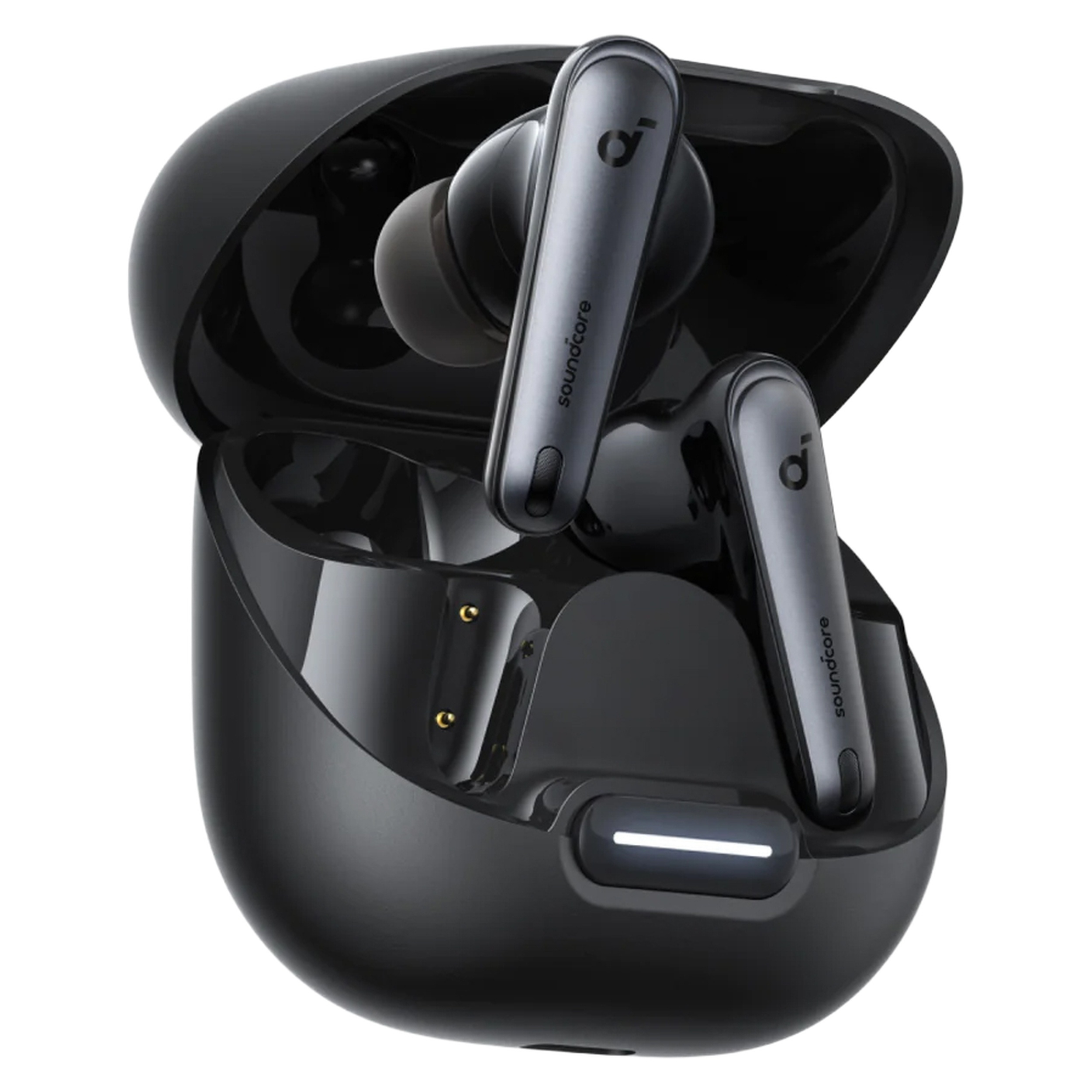 هدفون بلوتوثی انکر مدل Soundcore Liberty 4 NC با نویز کنسلینگ فعال (ANC)، درگاه شارژ USB Type-C، پشتیبانی از فرمان لمسی، مقاوم در برابر پاشش آب