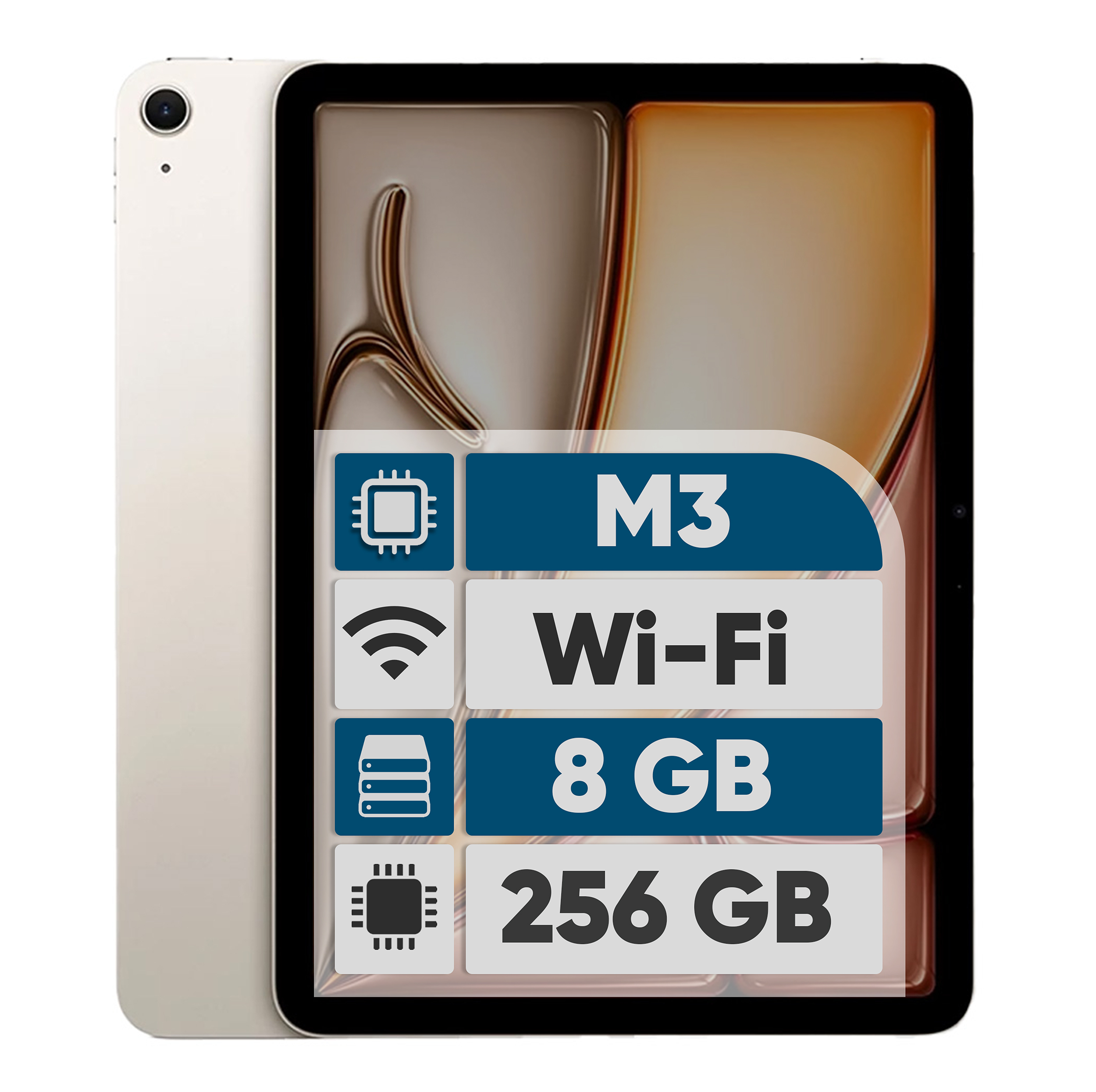 تبلت 13 اینچ اپل مدل iPad Air 13 2025 M3 Wi-Fi ظرفیت 256 گیگابایت و رم 8 گیگابایت