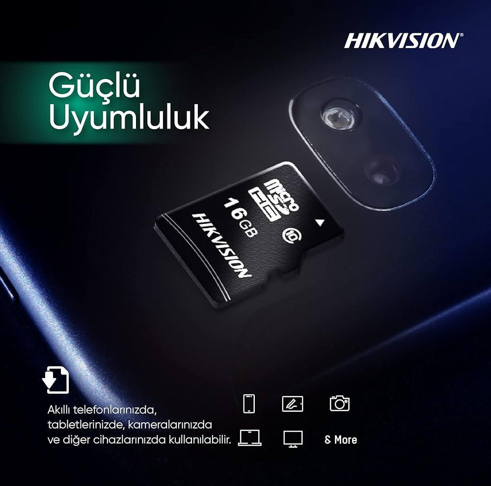 کارت حافظه microSDHC هایک ویژن مدل C1 کلاس 10 استاندارد UHS-I سرعت 92MBps ظرفیت 16 گیگابایت