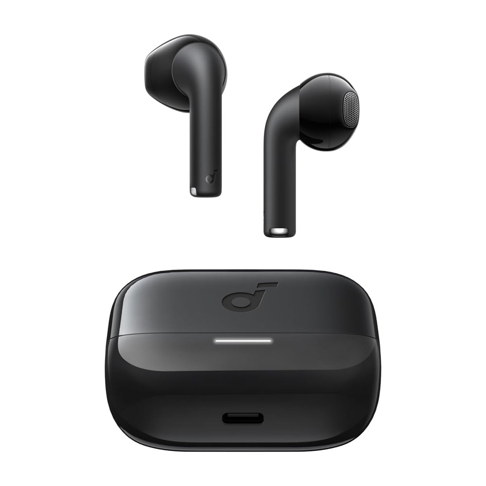 هدفون بلوتوثی انکر مدل Soundcore K20i با نویز کنسلینگ میکروفون (ENC)، درگاه شارژ USB Type-C، دارای کنترل لمسی، مقاوم در برابر پاشش آب با استاندارد