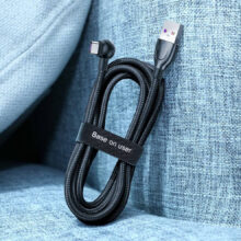 نگهدارنده کابل باسئوس مدل Velcro Strap ACMGT طول 3 متر