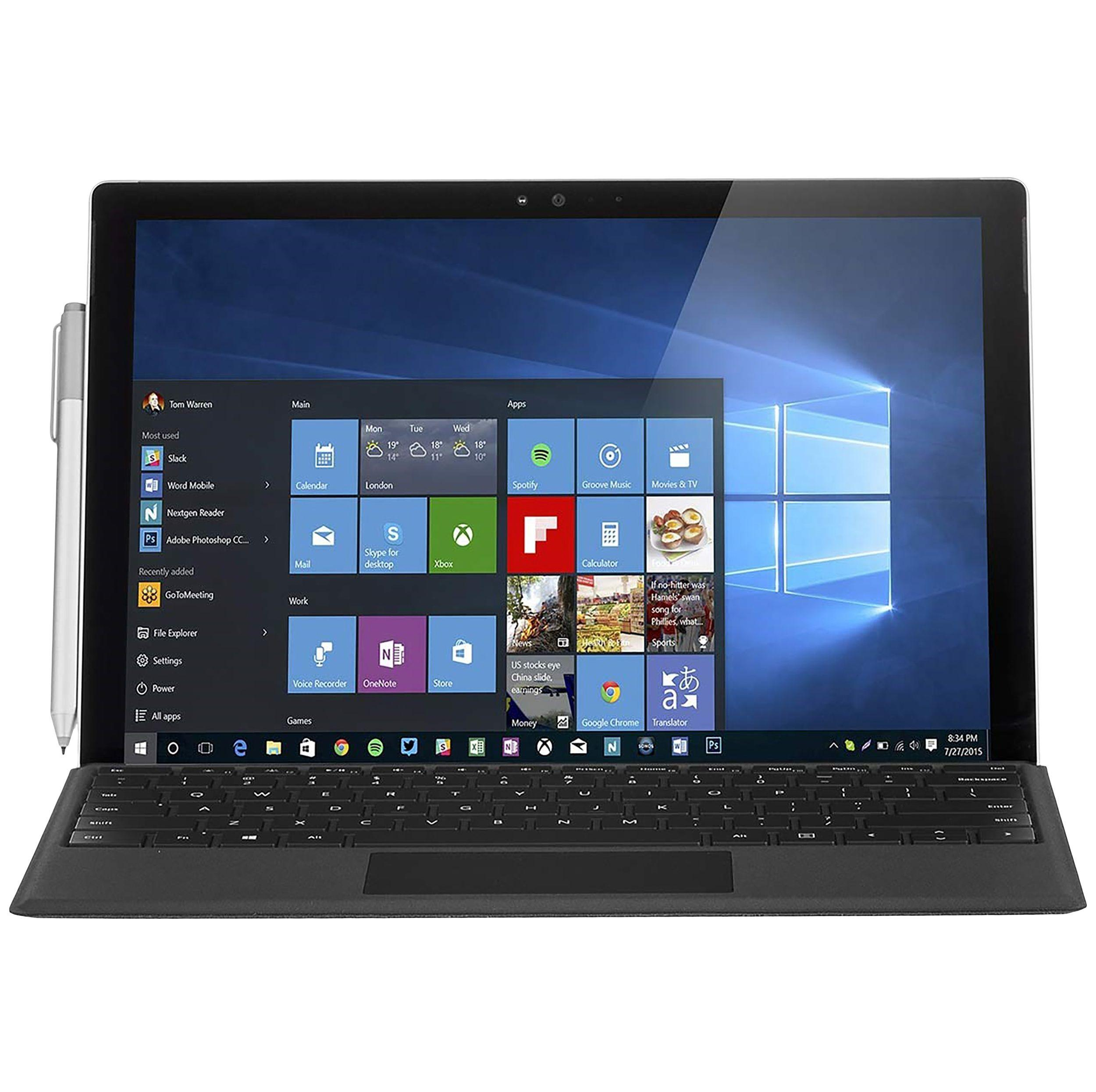 تبلت مایکروسافت مدل Surface Pro 4 - B به همراه کیبورد Type Cover و کاور Executive Sleeve