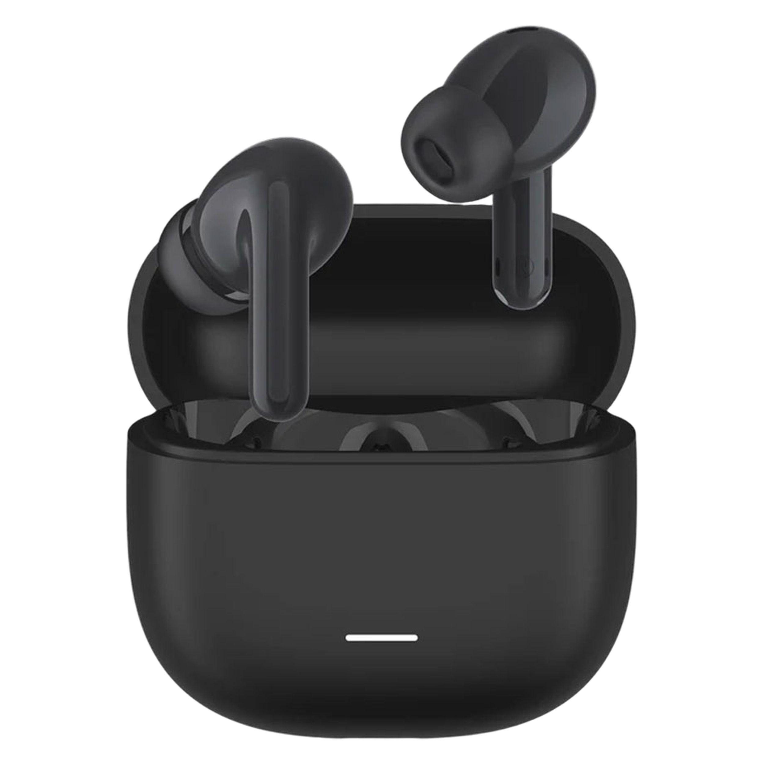 هدفون بلوتوثی شیائومی مدل Redmi Buds 6 Lite با نویز کنسلینگ فعال (ANC)، نویز کنسلینگ میکروفون (ENC)، درگاه شارژ USB Type-C، دارای پشتیبانی از فرمان لمسی و نشانگر LED، مقاوم در برابر رطوبت و عرق