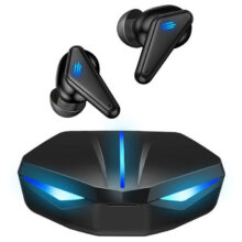 هدفون بلوتوثی مدل K55 با قابلیت حذف نویز (ANC)، درگاه شارژ USB Type-C، دارای کنترل لمسی روی گوشی‌ها، حالت Gaming، مقاومت در برابر رطوبت و عرق