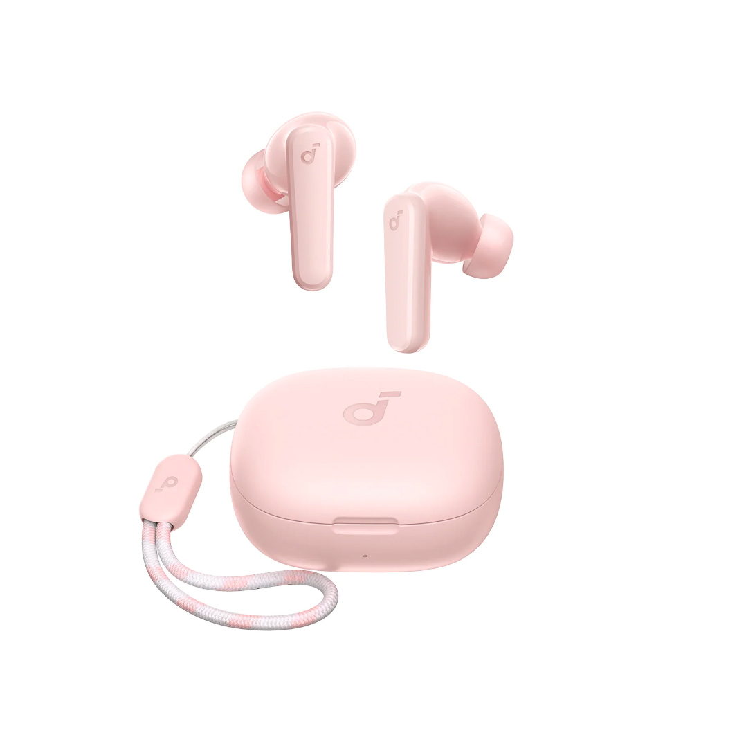 هدفون بلوتوثی انکر مدل SoundCore R50i A3949 بدون قابلیت نویز کنسلینگ، درگاه شارژ USB Type-C، دارای فناوری AI-Enhanced Calls برای کاهش نویز و بهبود مکالمات، مقاوم در برابر رطوبت و عرق