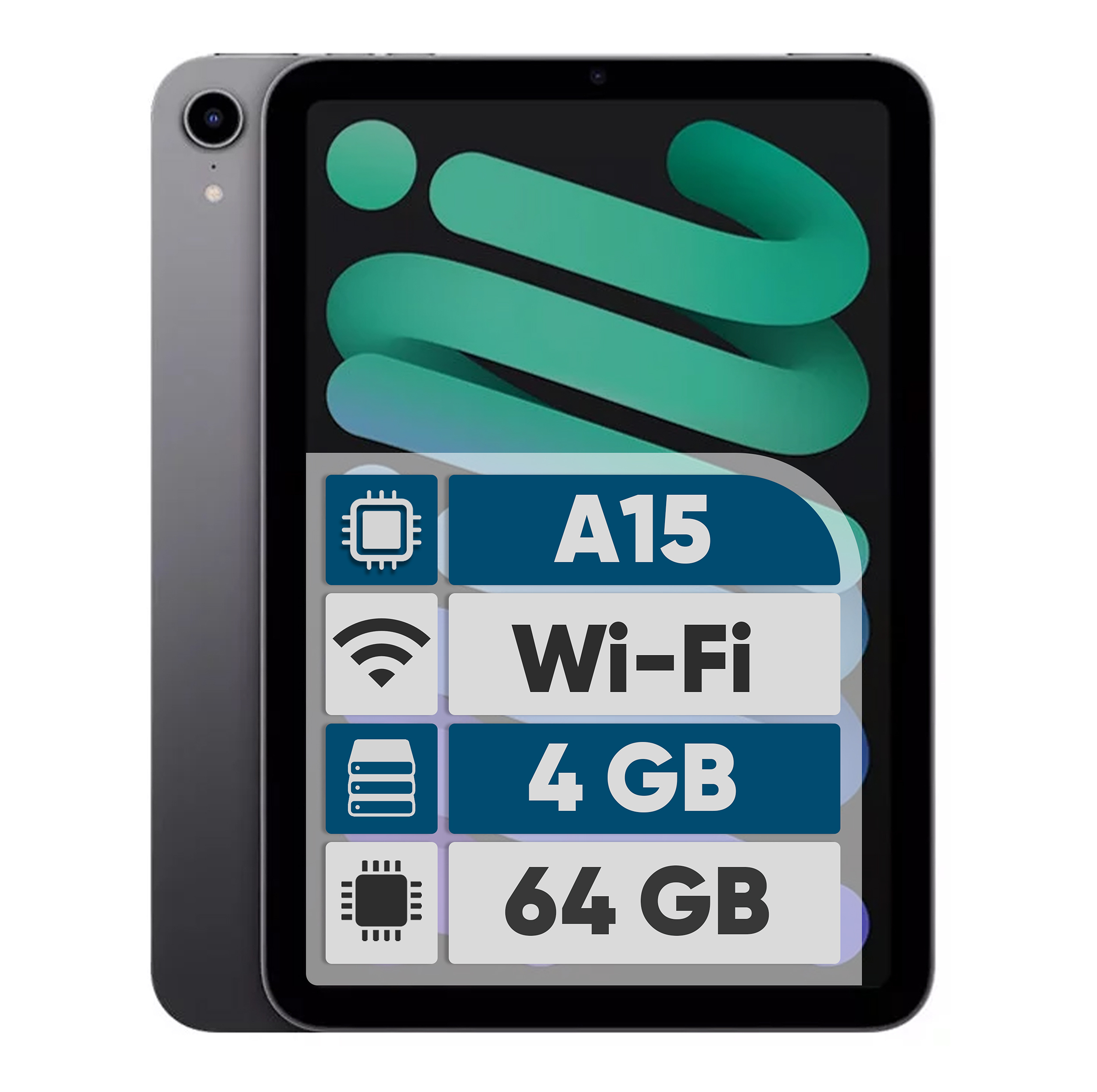 تبلت اپل مدل iPad Mini 6th Generation 2021 Wi-Fi ظرفیت 64 گیگابایت و 4 گیگابایت رم