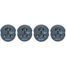 مبدل برق 3 به 2 مارکن مدل KT-168 16A بسته 4 عددی