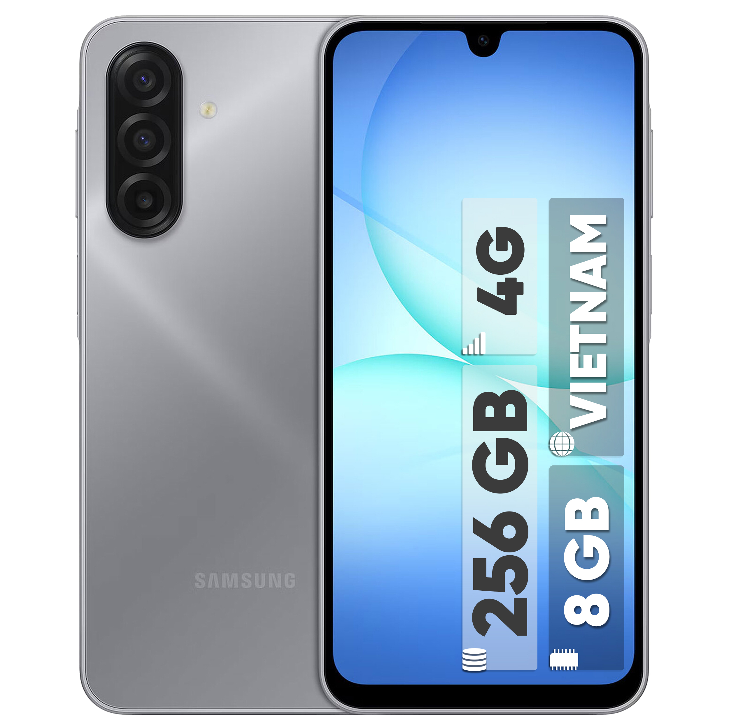 گوشی موبایل سامسونگ مدل Galaxy A17 4G دو سیم کارت ظرفیت 256 گیگابایت و رم 8 گیگابایت - ویتنام