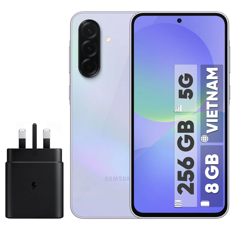 گوشی موبایل سامسونگ مدل Galaxy A36 دو سیم کارت ظرفیت 256 گیگابایت و رم 8 گیگابایت - ویتنام - به همراه شارژر 45 وات سامسونگ