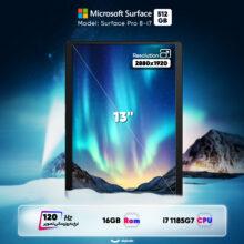 تبلت 13 اینچی مایکروسافت مدل Surface Pro 8-i7 1185G7 ظرفیت 512 گیگابایت و 16 گیگابایت رم