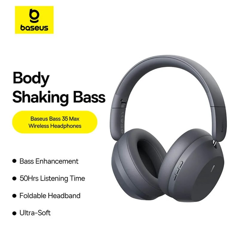 هدست بی سیم بیسوس مدل Bass 35 Max