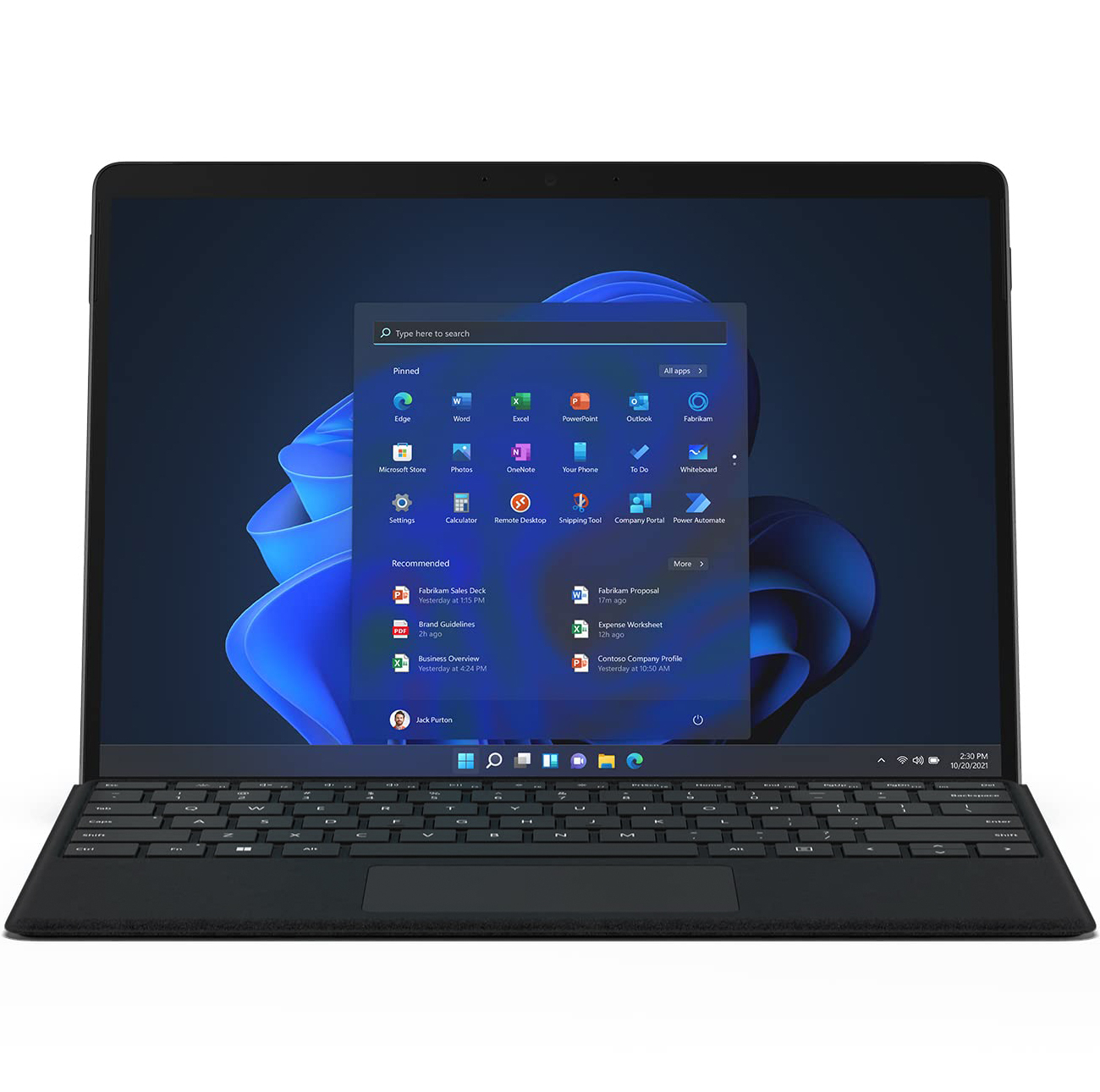 تبلت مایکروسافت مدل Surface Pro 8-i7 1185G7 ظرفیت 512 گیگابایت و 16 گیگابایت رم به همراه کیبورد Black Type Cover