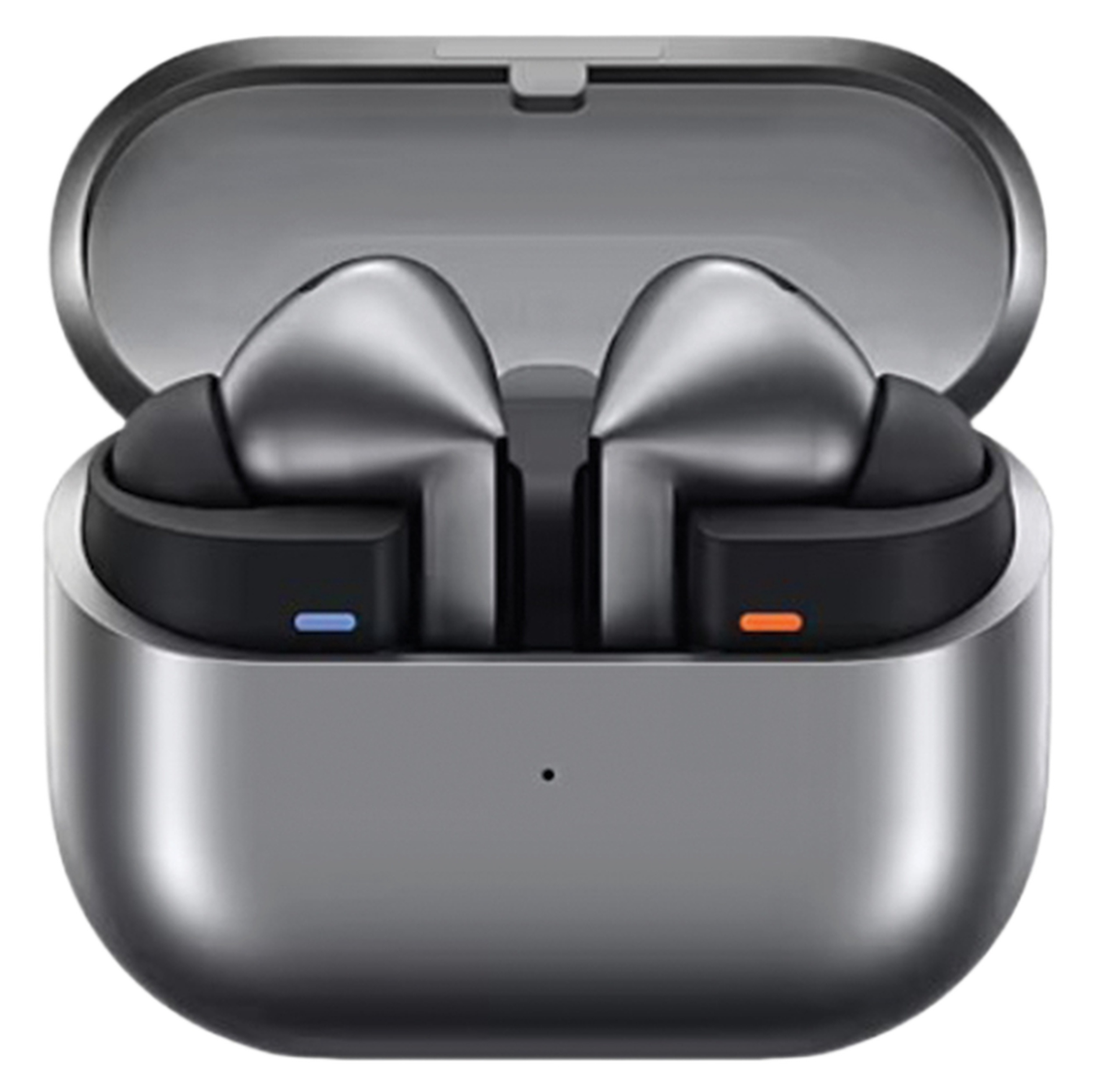 هدفون بلوتوثی سامسونگ مدل Galaxy Buds3 Pro دارای نویز کنسلینگ فعال (ANC)، درگاه شارژ USB Type-C، شارژ بی سیم، با قابلیت اتصال به چند دستگاه، پشتیبانی از فرمان لمسی، پشتیبانی از دستیار صوتی، مقاوم در برابر آب