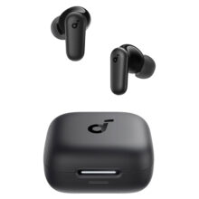 هدفون بلوتوثی انکر مدل Soundcore P30i با نویز کنسلینگ فعال (ANC)، درگاه شارژ USB Type-C، دارای 4 میکروفون با فناوری هوش مصنوعی، مجهز به دکمه لمسی و نشانگر LED مقاوم در برابر رطوبت و گردوغبار